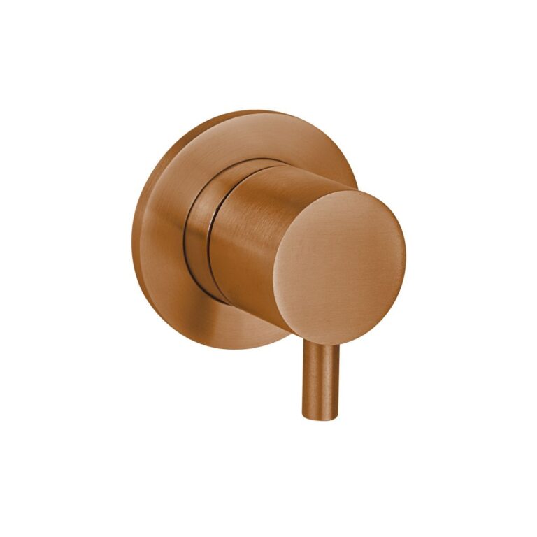 Inbouw omstel kraan douche/bad kraan PVD Koper RVS Van Sanitair