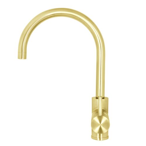 Keuken mengkraan rond PVD Goud RVS